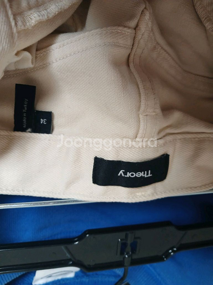 띠어리 슬림핏 베이지 진34--2