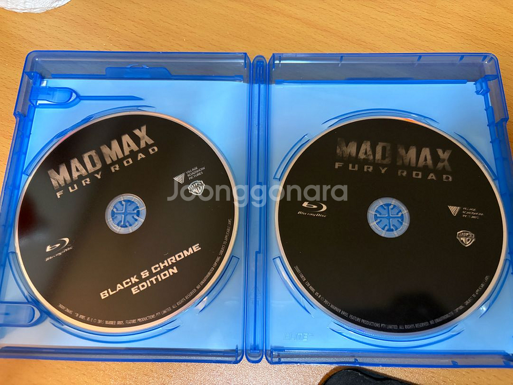 매드맥스 블랙앤크롬 블루레이--1