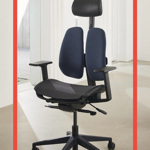 [거의 새것] 듀오백 - 메쉬 사무용의자 컴퓨터의자 책상의자 D2500G-DAM <배달해드려요!!>