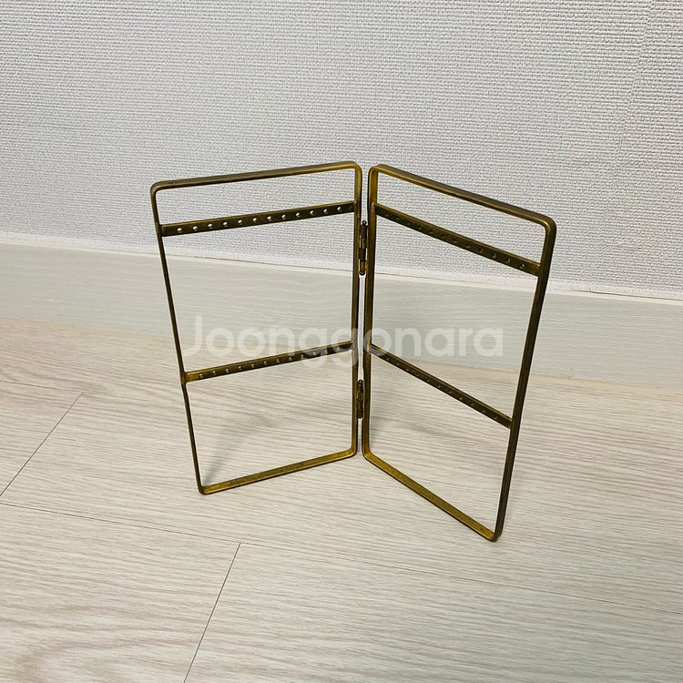 황동 접이식 귀걸이 진열대--0
