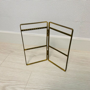 황동 접이식 귀걸이 진열대