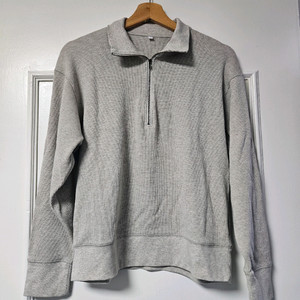 무인양품 muji 무지 오트밀 베이지 와플 집업 긴팔티셔츠 맨투맨 편의점 반값 택포 22000원