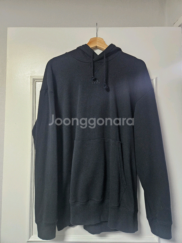 아디다스 블랙 L사이즈 빅사이즈 긴팔 후드티셔츠 편의점 반값 택포 22000원--0