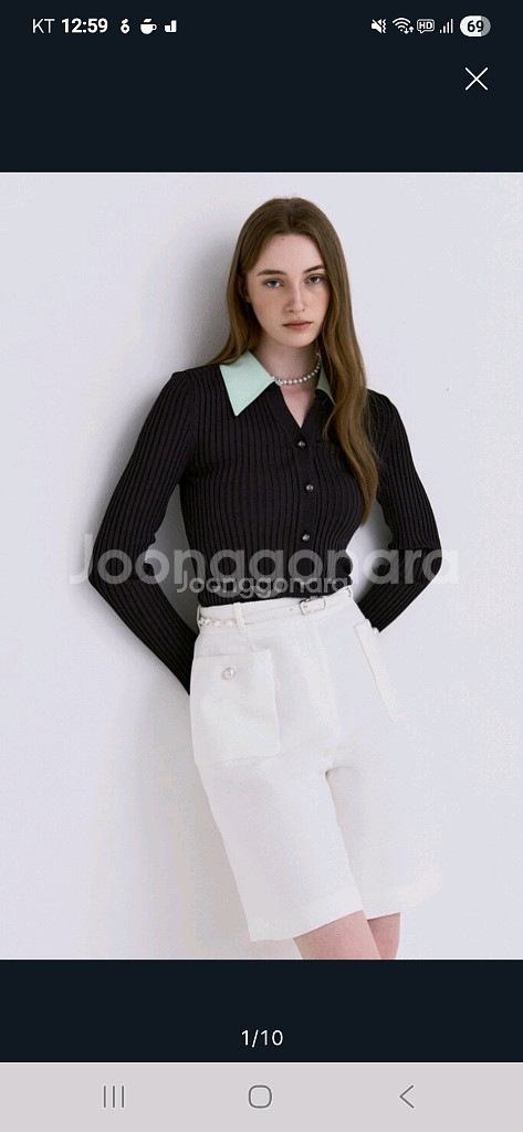 오브제 니트 가디건--0