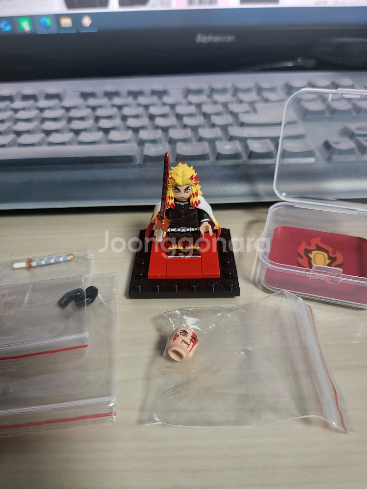 귀멸의 칼날 레고 커스텀 피규어 팝니다--0