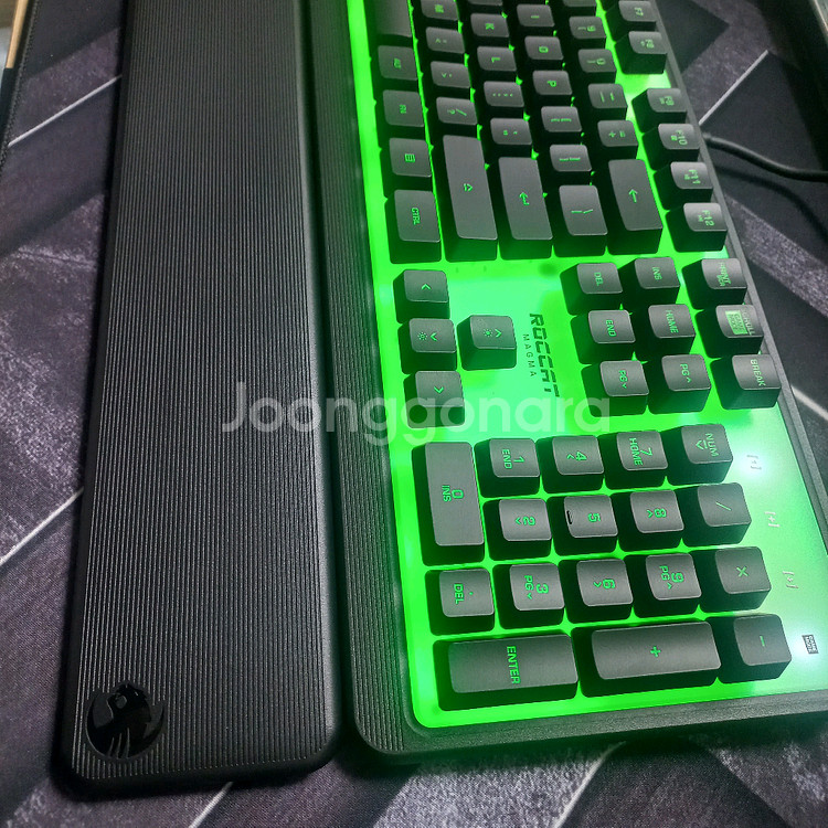 로캣 마그마 영문 키캡 Rgb 유선 게이밍 키보드--0