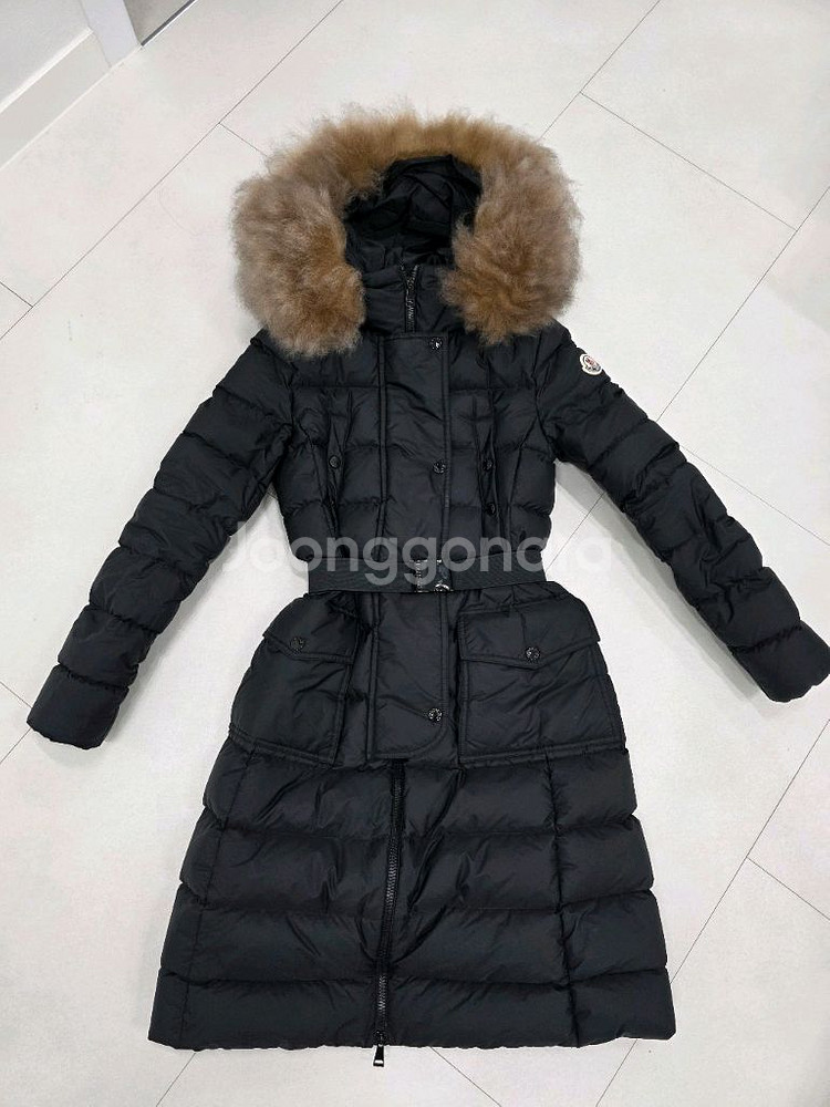 24FW 몽클레어 클로에 00사이즈, 끌로에, 클로에쎄, 끌로에쎄 여성 롱패딩(폭스퍼포함) 00 사이즈--0