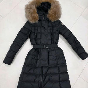 24FW 몽클레어 클로에 00사이즈, 끌로에, 클로에쎄, 끌로에쎄 여성 롱패딩(폭스퍼포함) 00 사이즈