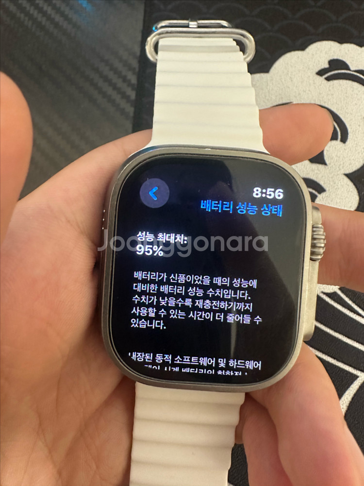 애플워치 울트라 2 풀박스 + 정품 스트랩2종,필름 4매--5