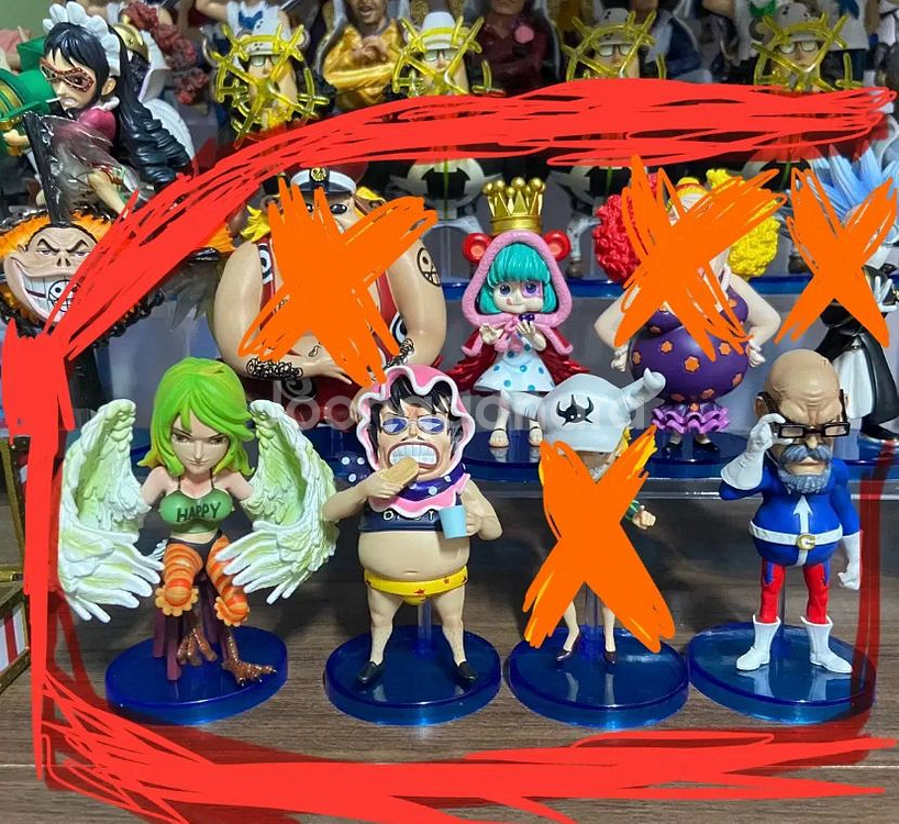 원피스 레진월콜 [ 돈키호테 패밀리 간부들 ] 월드 콜렉터블 피규어--0