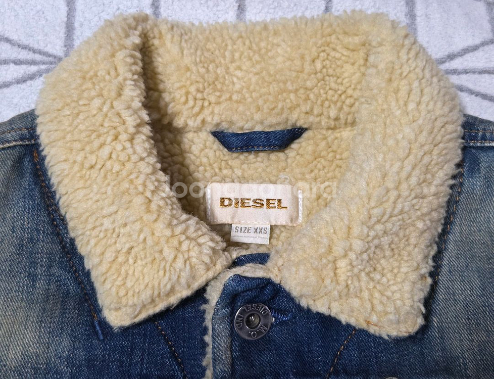 디젤 정품 셰르파 청자켓 판매합니다--0