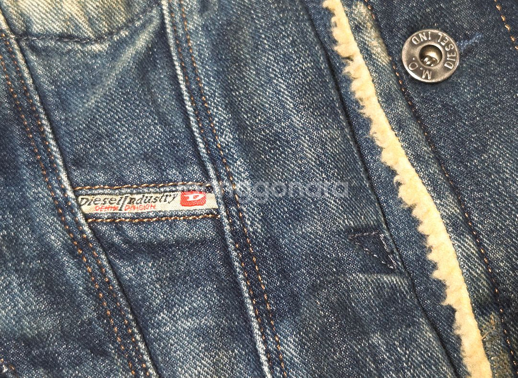 디젤 정품 셰르파 청자켓 판매합니다--4