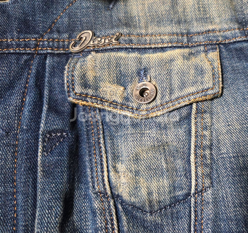 디젤 정품 셰르파 청자켓 판매합니다--3