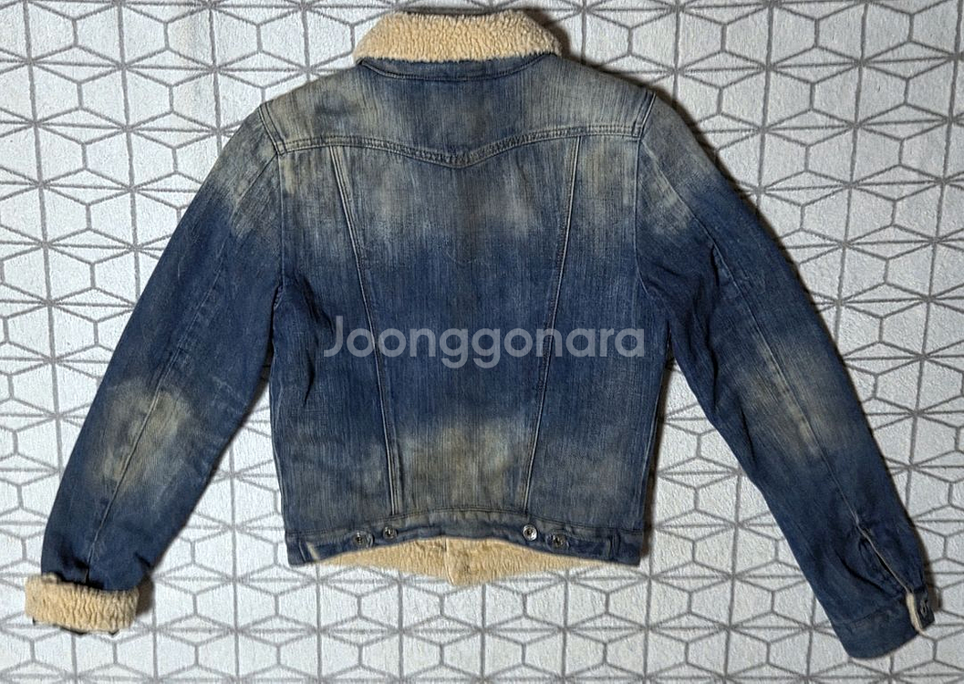 디젤 정품 셰르파 청자켓 판매합니다--8