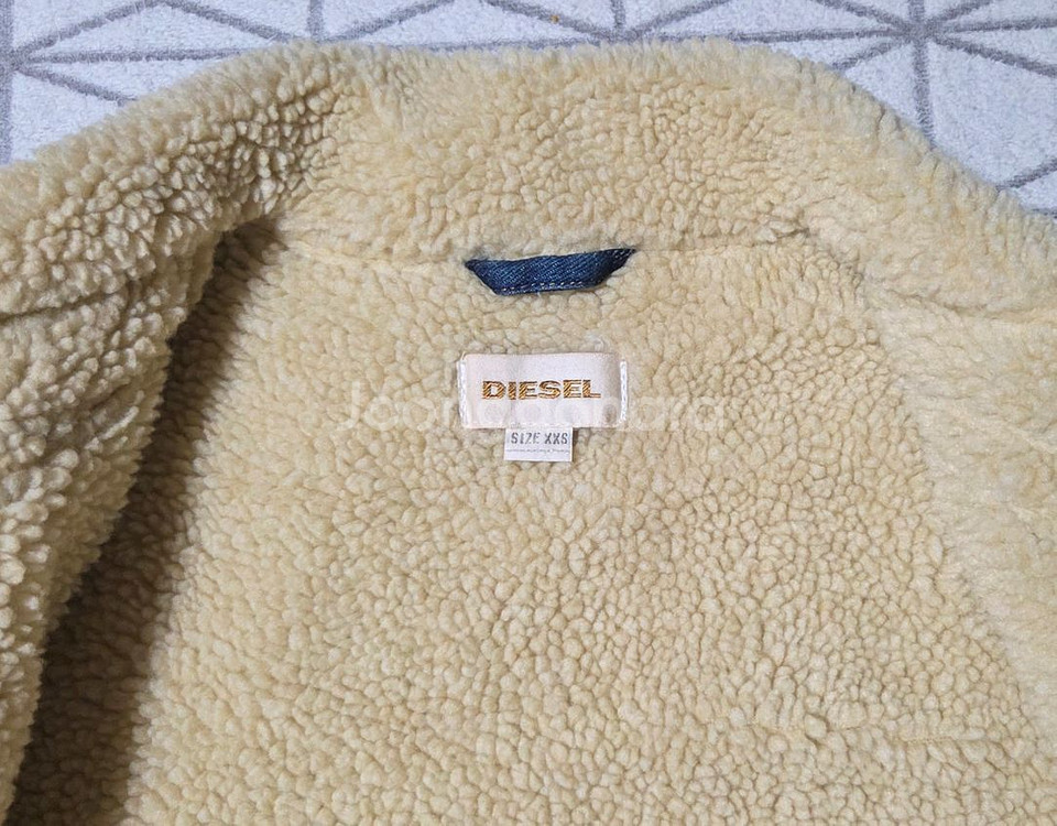 디젤 정품 셰르파 청자켓 판매합니다--7