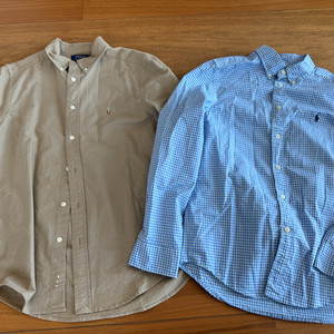 키즈 폴로 랄프로렌 셔츠, 타미힐피거 등 일괄 거의 새것들160-170 사이즈