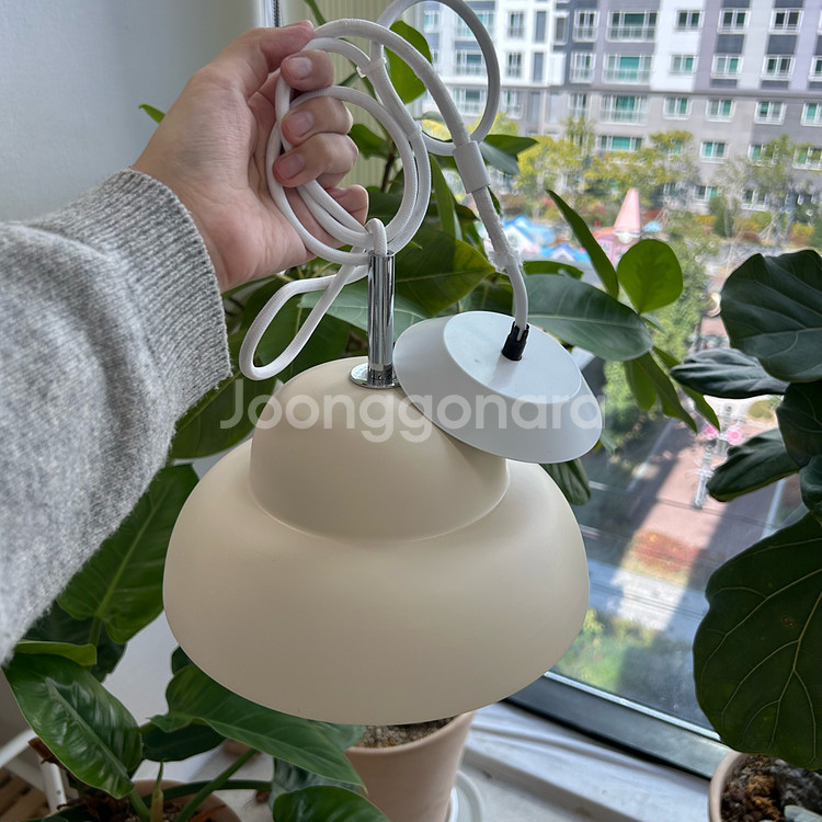 일광전구 FROG22 작은사이즈 펜덬트 조명 아이보리--1