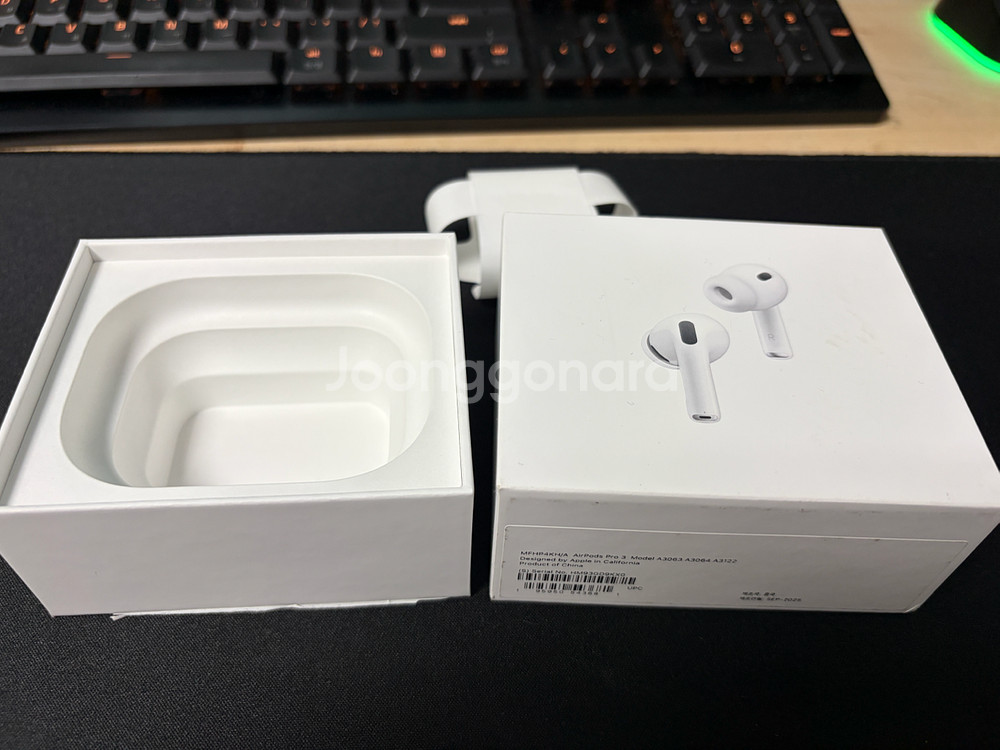 에어팟프로3+애케플 판매합니다.--2