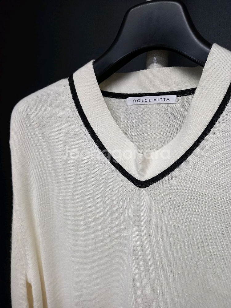 돌체비타 춘추동 울 니트블라우스 F 44-66--7