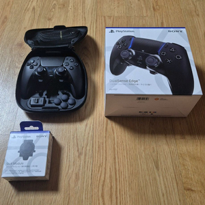 PS5 듀얼센스 엣지 블랙 + 여분 모듈