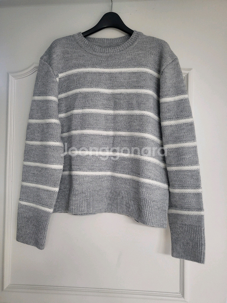 스트라이프 니트 스웨터 /랑방,타임,더캐시미어,오브제,마인듀엘,린.라인--0