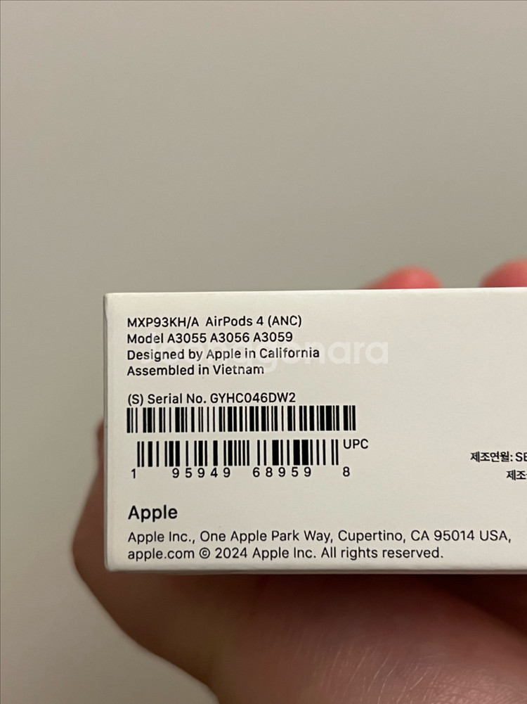 무선 이어폰 프로 4세대(anc)미개봉--1