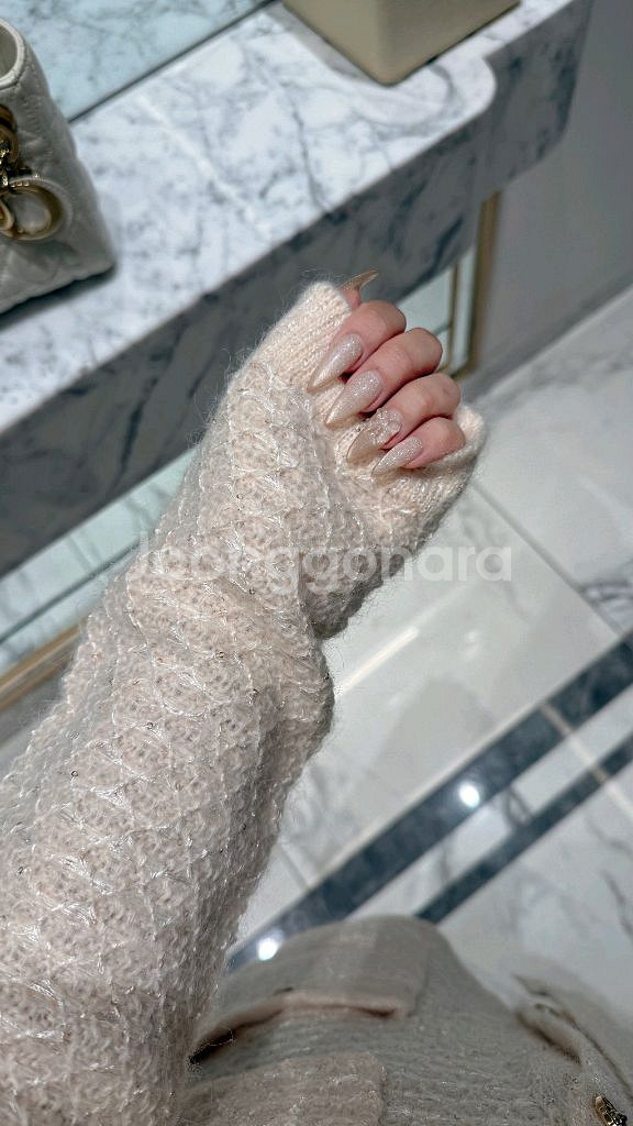 수입의류 펄 허리끈 벨트 니트 가디건 원피스--4