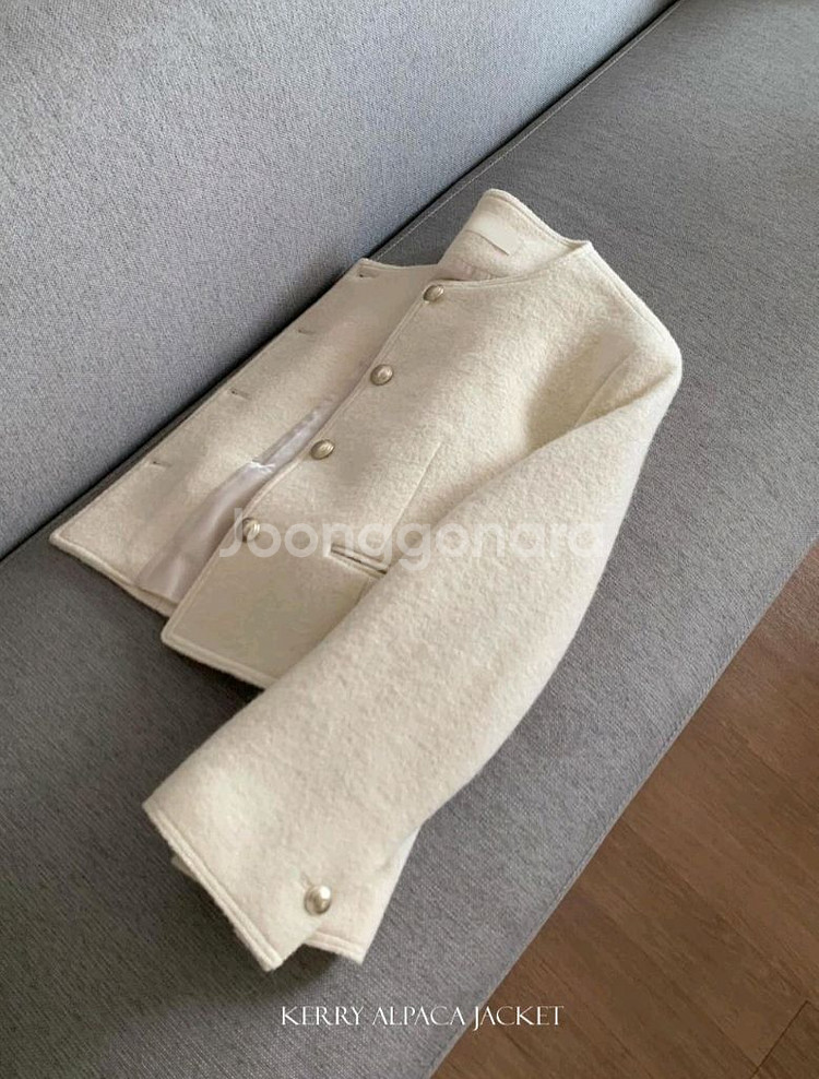 [브랜드공정]새상품 트위드jk 알파카 울자켓 겨울점퍼--4