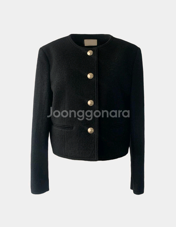 [브랜드공정]새상품 트위드jk 알파카 울자켓 겨울점퍼--5