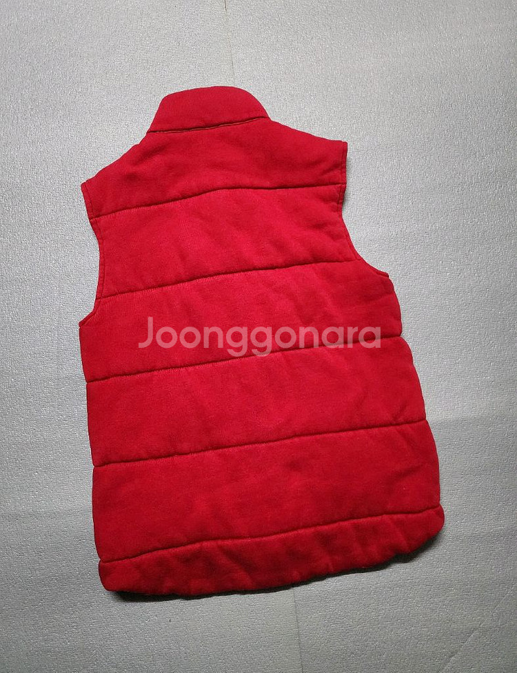 폴로 랄프로렌 레드 패딩 조끼--3