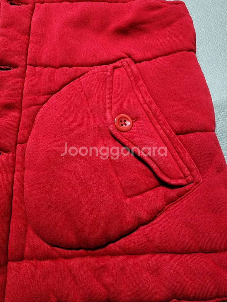 폴로 랄프로렌 레드 패딩 조끼--7