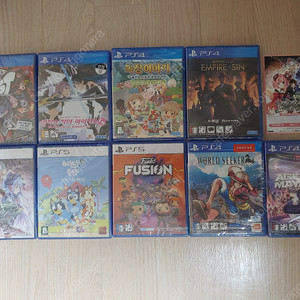 ps4, ps5 미개봉게임9개 일괄택포9만5천원에 팝니다