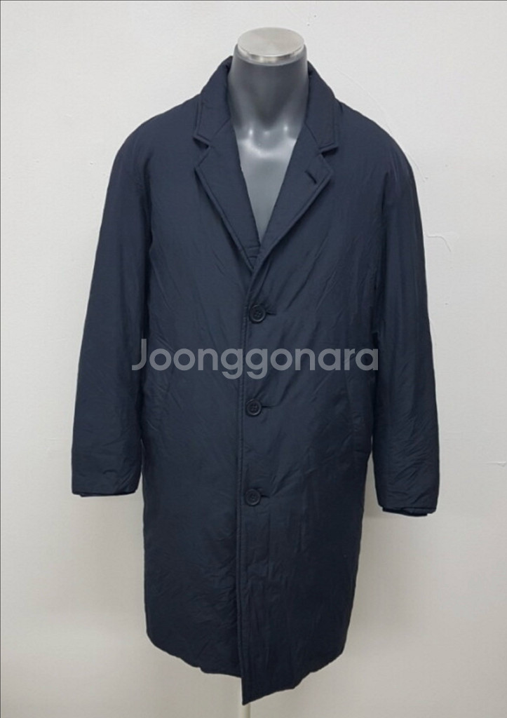 유니클로 U 르메르 롱 다운 패딩 코트 네이비 m--0