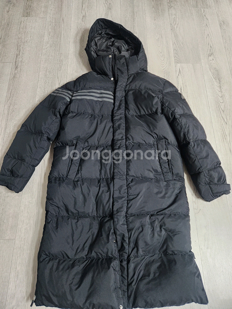 아디다스 구스다운 롱패딩 점퍼 L--0