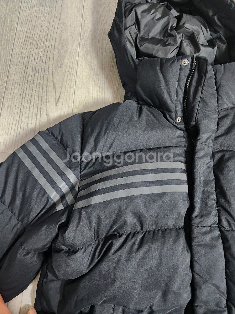 아디다스 구스다운 롱패딩 점퍼 L--1