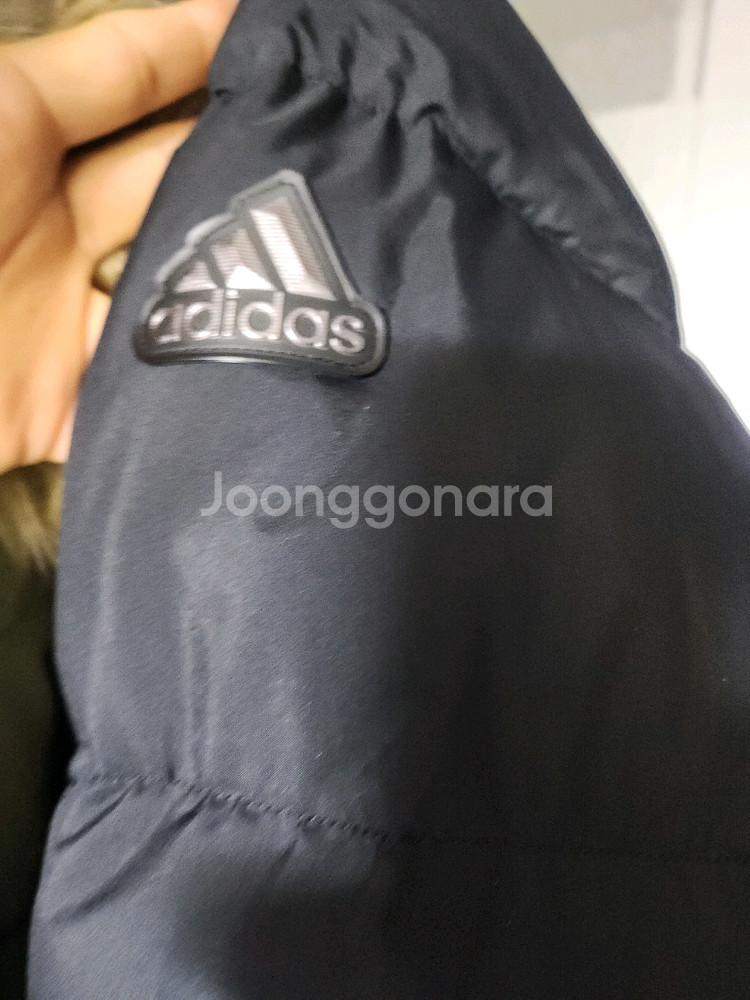 아디다스 구스다운 롱패딩 점퍼 L--6