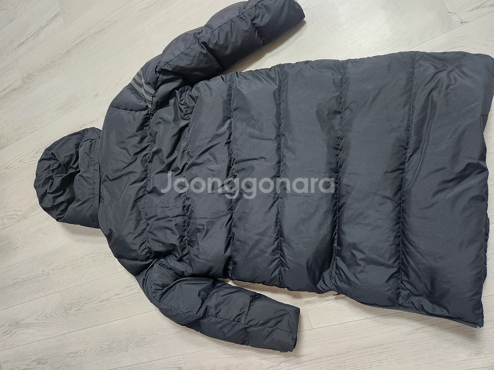 아디다스 구스다운 롱패딩 점퍼 L--5