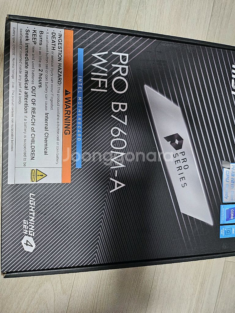 MSI PRO B760M wifi 메인보드--0