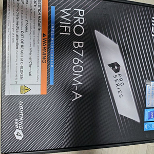 MSI PRO B760M wifi 메인보드