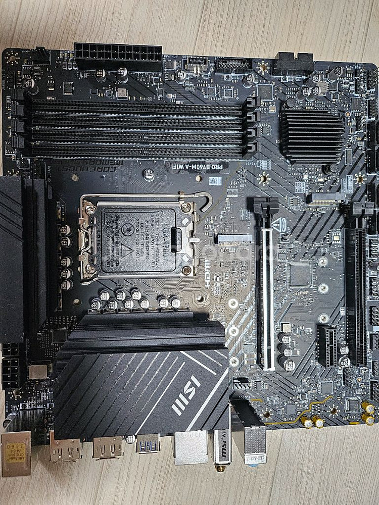 MSI PRO B760M wifi 메인보드--2