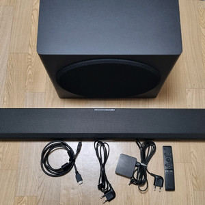 삼성 사운드바 3.1.2 채널 과 우퍼 세트 q800a