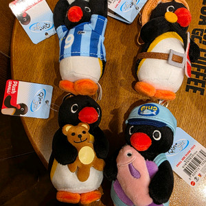 핑구 프렌즈, 소방관, 통조림, 축구선수 인형 키링