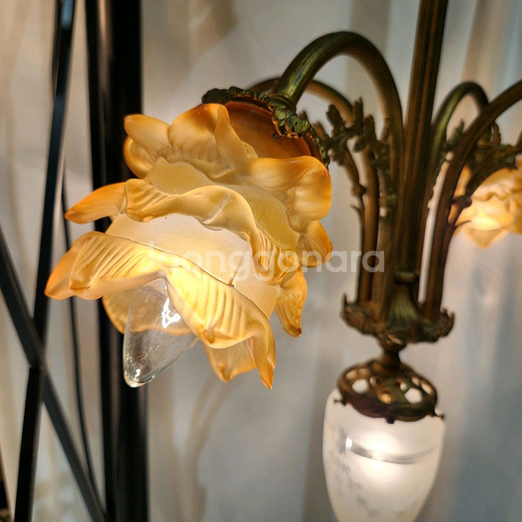 [프랑스 엔틱] 희귀한 디자인 프랑스 엔틱 포인트 조명 샹들리에--1