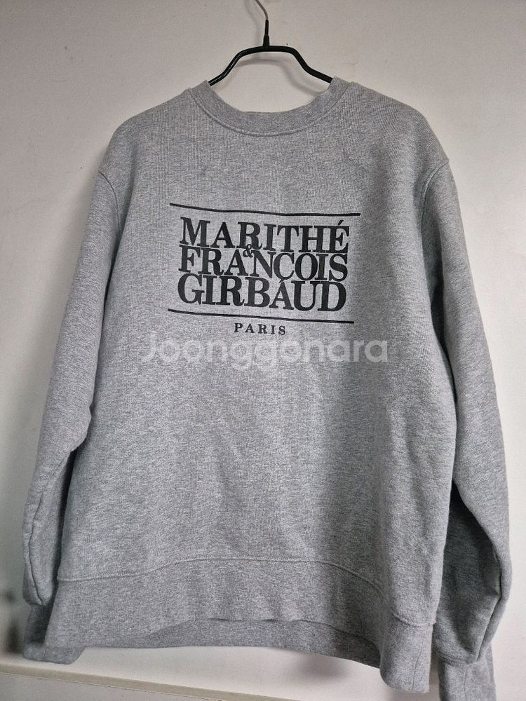 마리떼 프랑소와 저버 맨투맨 그레이--1