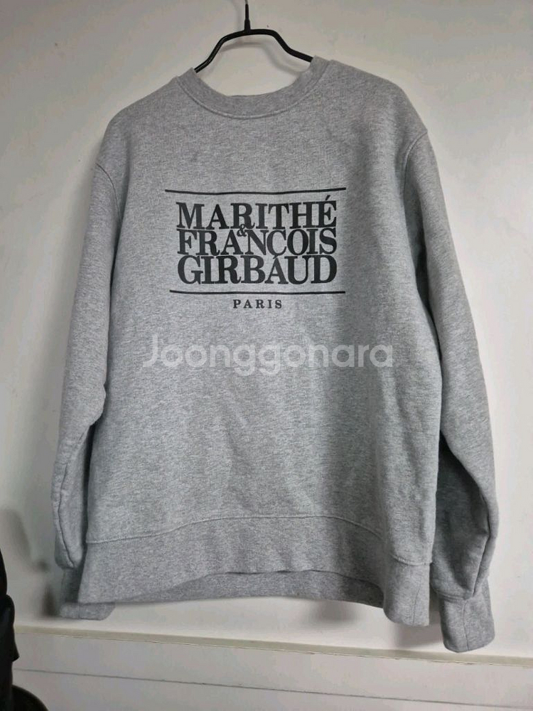 마리떼 프랑소와 저버 맨투맨 그레이--0