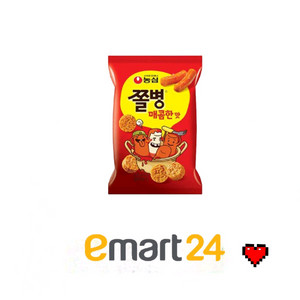 이마트24 농심 쫄병 스낵 매콤한맛 2개 (오늘까지)