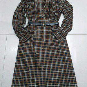 닥스 체크 원피스