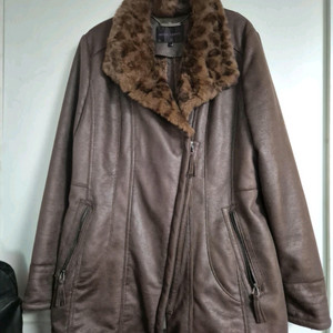 올리비아 로렌 퍼 무스탕 코트 95 새상품