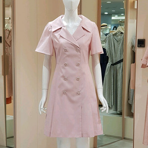 JJ지고트 봄여름원피스66 새상품 핑크분홍원피스