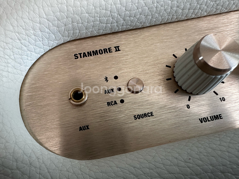 마샬 스텐모어2 화이트 블루투스 스피커 소비코 정품 + 스탠드--5